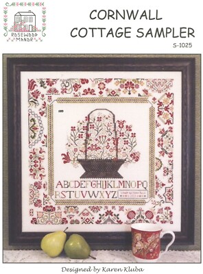 Rosewood Manor Designs / Karen Kluba ~ S-1025 Cornwall Cottage Sampler