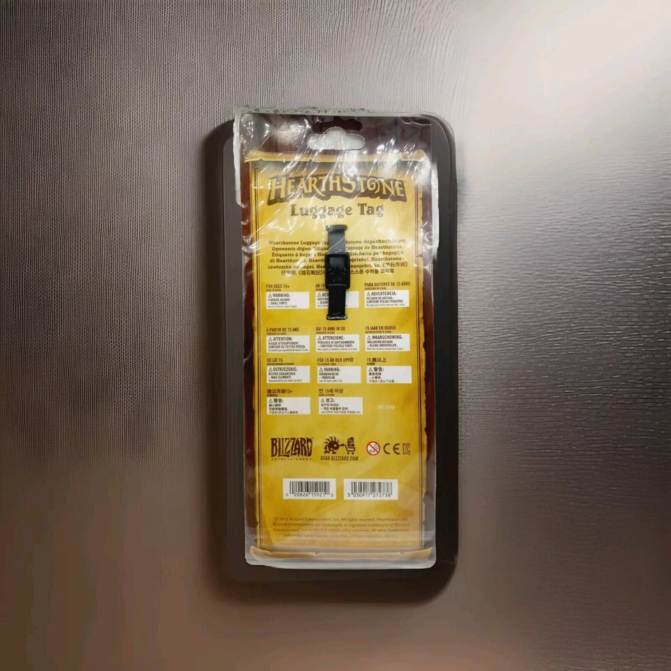 New Blizzcon 2019 Hearthstone Vinyl Luggage Tag Heroes of Warcraft & Magnet Set - Image 4 of 4