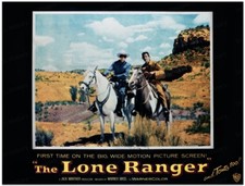 8x10 Print Clayton Moore Jay Silverheels The Lone Ranger #3133