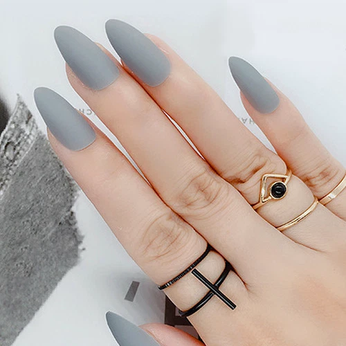 Light grey nails deals