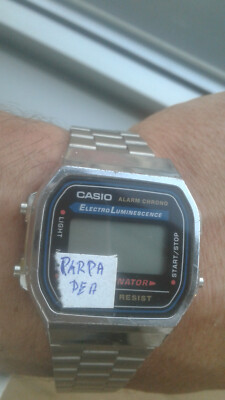 Casio VINTAGE A-168 MODULE 3298 WATCH MONTRE OROLOGIO CHINA DH