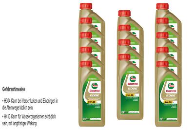 14x1 Liter Castrol EDGE Titanium FST 5W-30 LL Motoröl Motorenöl Engine Oil