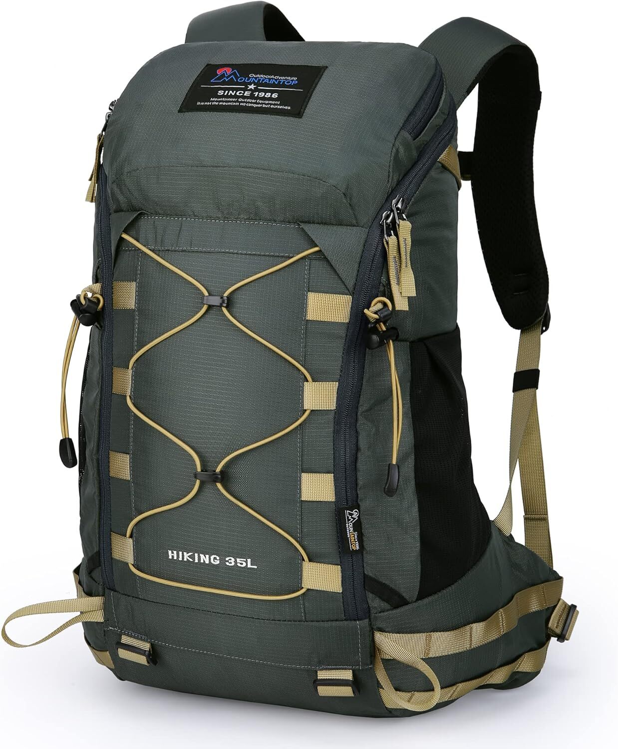 Hiking Backpack 35L Outdoor Travel Camping Day Pack with Rain Cover for Men.....