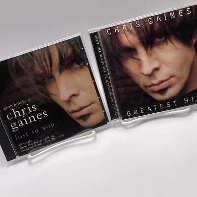 Chris Gaines Garth Brooks greatest hits and Lost in You single CD