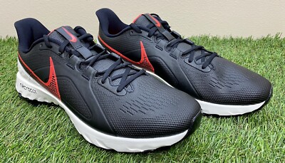 Nike React Infinity Pro Golf Shoes Black/Flash Crimson CT6620-002 Men s Size 13
