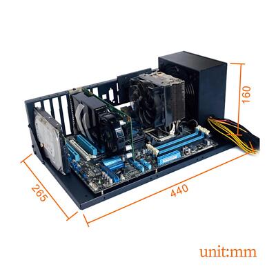 Computer-Chassis-Rahmen, GPU, vertikale Montage, robust, einfach zu verwenden,