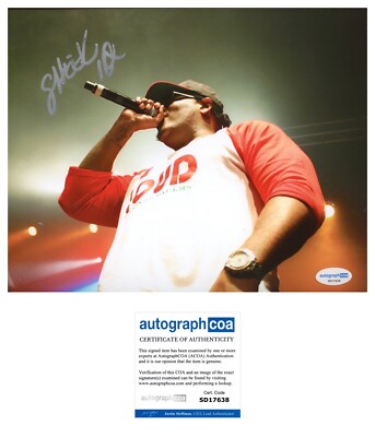 SHEEK LOUCH SIGNED THE LOX RAPPER 8x10 PHOTO - ACOA COA