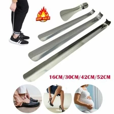 Long Adjustable Handle Shoe Horn Professional Stainless Steel Metal Shoehorn