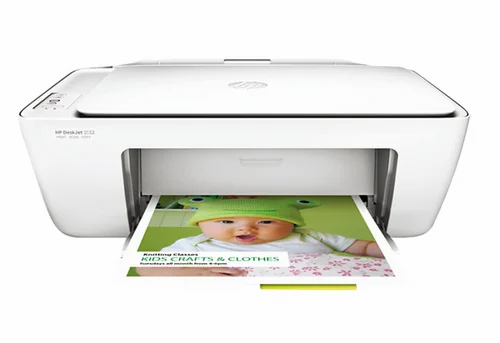 HP DeskJet 2132 All-in-One Wireless Printer-Scan-Copy + Power Cord -Works Great - Picture 3 of 7