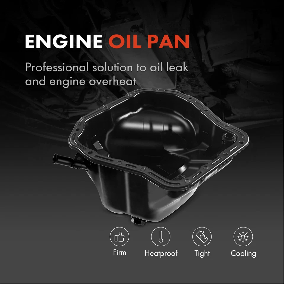 Cacerola de aceite del motor con 14 orificios para Subaru Forester Impreza Outback WRX Saab 9-2X 2,5 L Foto 2 de 4