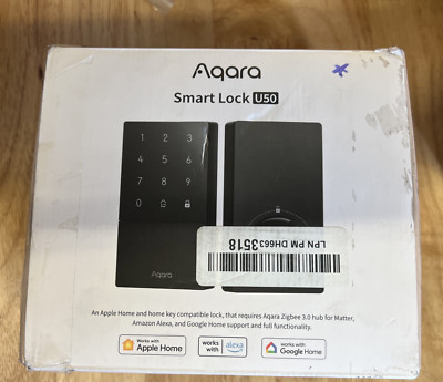 Aqara Smart Lock U50, Keyless Entry Door Lock with Apple Home Key And Bluetooth