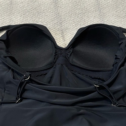 NEW Summersalt One Piece Swim Bathing Suit Size 2 Solid Black Adjustable - Picture 8 of 11