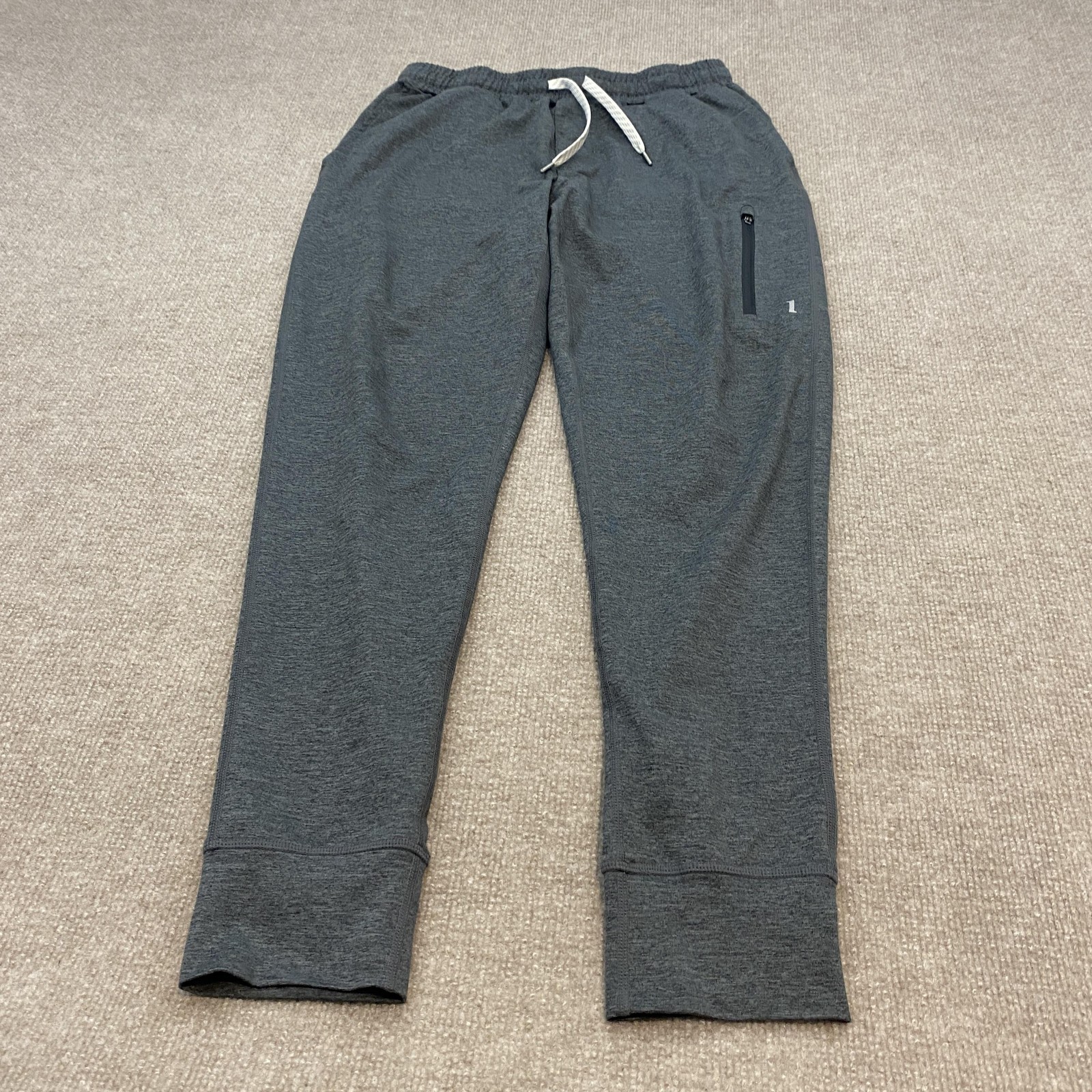 Vuori Pants Mens Size Small Gray Jogger Elastic Waist Pockets Performance V416
