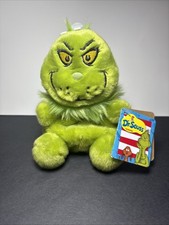 Dr. Seuss Grinch Plush Toy/Stuffed Animal 6 By Aurora NWT Eco Friendly