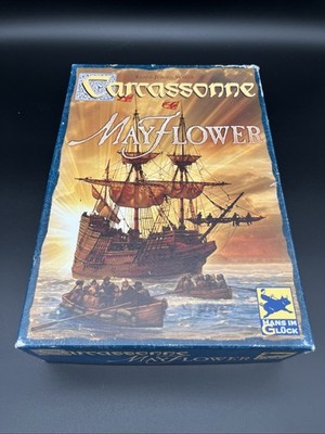 Carcassonne Mayflower Hans im Glück 2008 Brettspiel Holzsteine Vollständig