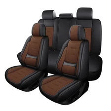 For Chevrolet Silverado GMC 1500 2500HD 3500HD Car Seat Covers Leather Protector