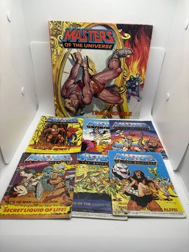 Vintage Mini Comic Book Lot Of 6 - MOTU - Masters Of The Universe 1980's Golden