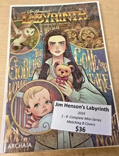 Jim Henson's:  Labyrinth Comic Complete Set Cvr B's - 2024 Boom Studios