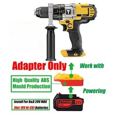 1x for B D 20v MAX Battery To for DeW 20V MAX Tools - Adapter Only