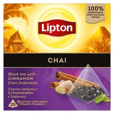 Lipton Forest Fruit black tea CHAI with Cinnamon 1 box /20 tea bags