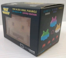 Space Invaders Mini Alien Vinyl Figure - Limited Edition LootCrate Orange/Clear