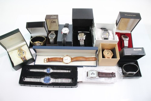Restposten Herren Box Quarzuhren Inkl Diesel Accurist Etc UNGETESTET