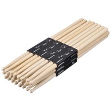 12 Pairs Holz Drumstick Anti-Rutsch Griff Gri...