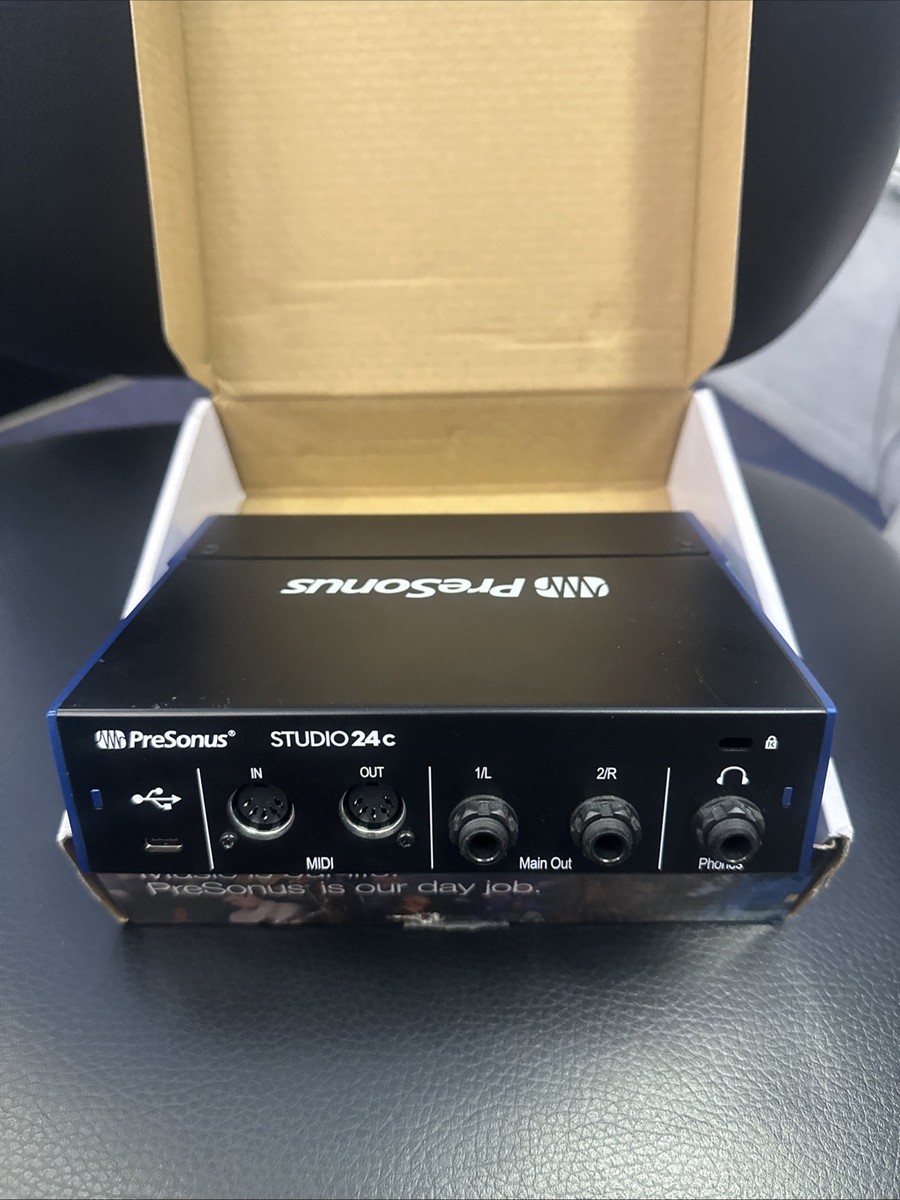 PreSonus Studio 24c 192 kHz USB-C Audio Interface 736724299092| eBay
