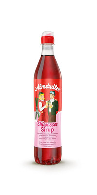 Almdudler Skiwasser Sirup   700 ml Himbeer-Zitrone Ergibt 7 L Limonade