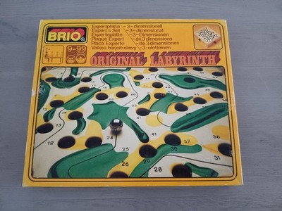 Brio Labyrinth Original Murmelspiel NO 35314 Holz Brettspiel Vintage Erweiterung