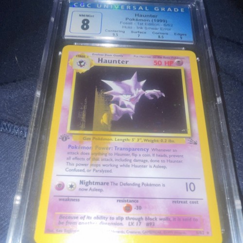 Haunter (1st Edition) graded CGC 8 for sale on eBay