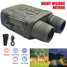 2.7K Night Vision Goggles Infrared Binoculars 10x Digital Zoom 36MP for Hunting
