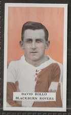 B.A.T.-FAMOUS FOOTBALLERS 1925 (SET 3)-#38- BLACKBURN ROVERS - DAVID ROLLO