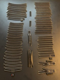 N Gauge Track Job Lot 61 Pieces Various Sizes See Photos for Condition