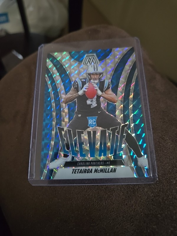 2025 Panini Prizm Elevate Tetairoa McMillan Mosic RC. Panthers