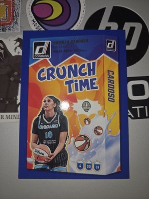 Donruss Press Proof WNBA Crunch Time Tunnel Vision Cardoso Martin Carrington