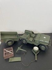 Vintage 1965 Hasbro GI JOE Official Military Jeep Trailer 7000 Patent Pending