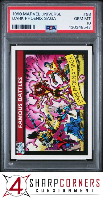 1990 Marvel Universe #98 Dark Phoenix Saga PSA 10