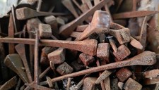 10 + 1 Stück uralte, Hufnägel, rostig, Ziernägel, basteln, Deko, Shabby Chic