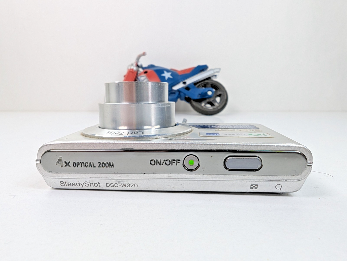 Sony Cyber-shot DSC-W320 14.1MP Digital Camera - Silver for sale