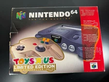 Nintendo 64 N64 Game Console Gold Controller Limited Edition Toys’R’Us Complete