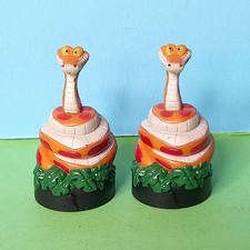 DISNEY HEROES AND VILLAINS CHESS SET 2 REPLACEMENT SPARE KAA SNAKE PAWN FIGURES