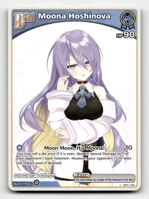 hololive OFFICIAL CARD GAME Moona Hoshinova (C) - Blooming Radiance