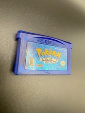 Pokemon Sapphire GBA Authentic Original - Needs Battery /Broken Screw Post