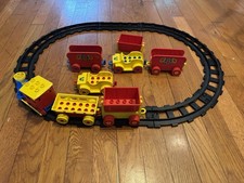 LEGO Duplo Train Set 2701 Vintage Blocks Lot Incomplete Kids Building