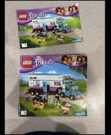Lego Friends: 41125 - Horse Vet Trailer complete with minifigs &manuals