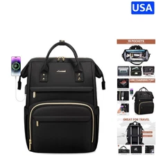 Waterproof 15.6-Inch Laptop Backpack for Professional Women - Stylish & Durable