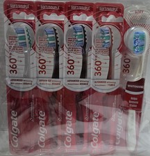 5 Colgate 360 Optic White Toothbrush, Soft