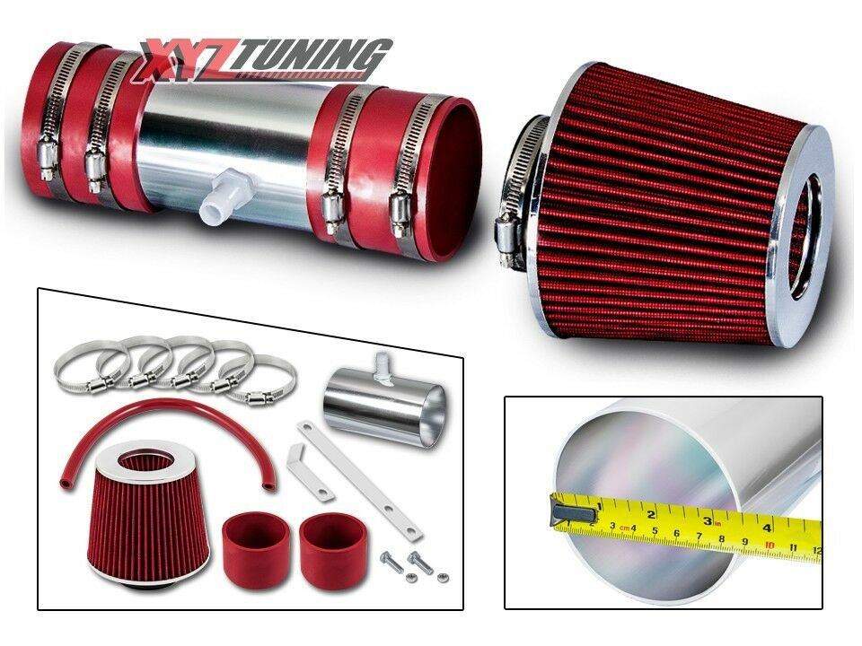 RED Short Ram Air Intake Induction Kit + Filter For 07-11 Acadia 3.6L V6