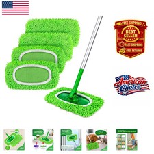 Eco-Friendly Reusable Microfiber Mop Pads for Wet  Dry Cleaning - Pack of 4